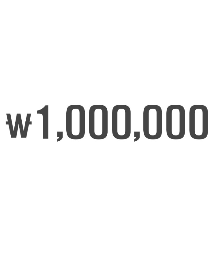 개인결제  1,000,000원